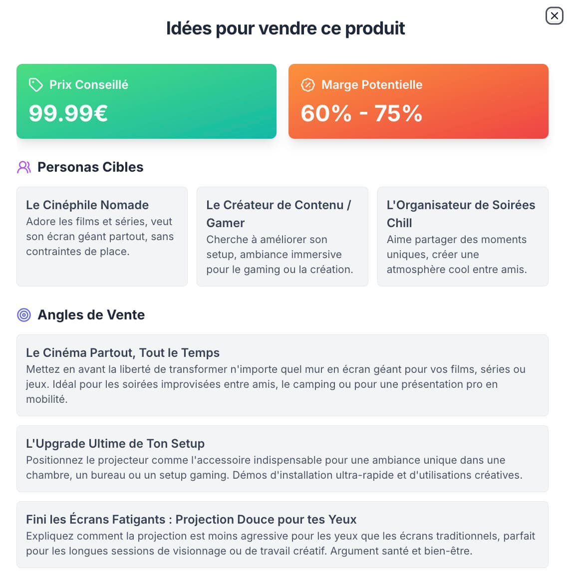 Génération de stratégie marketing par l'IA